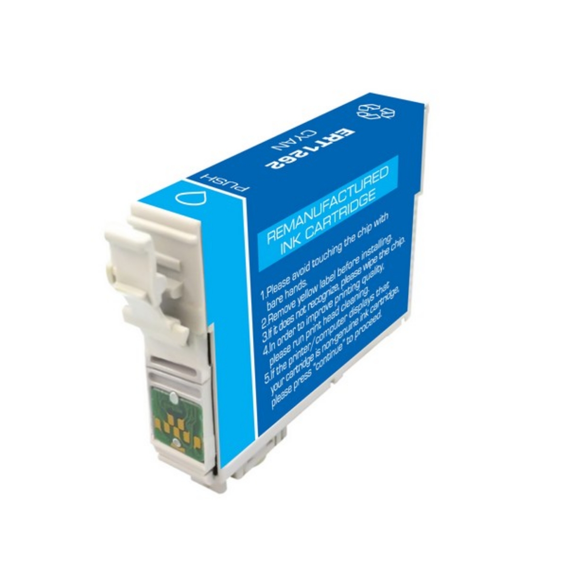 Picture of Compatible T126220 (Epson 126) High Yield Cyan Ink Cartridge (470 Yield)