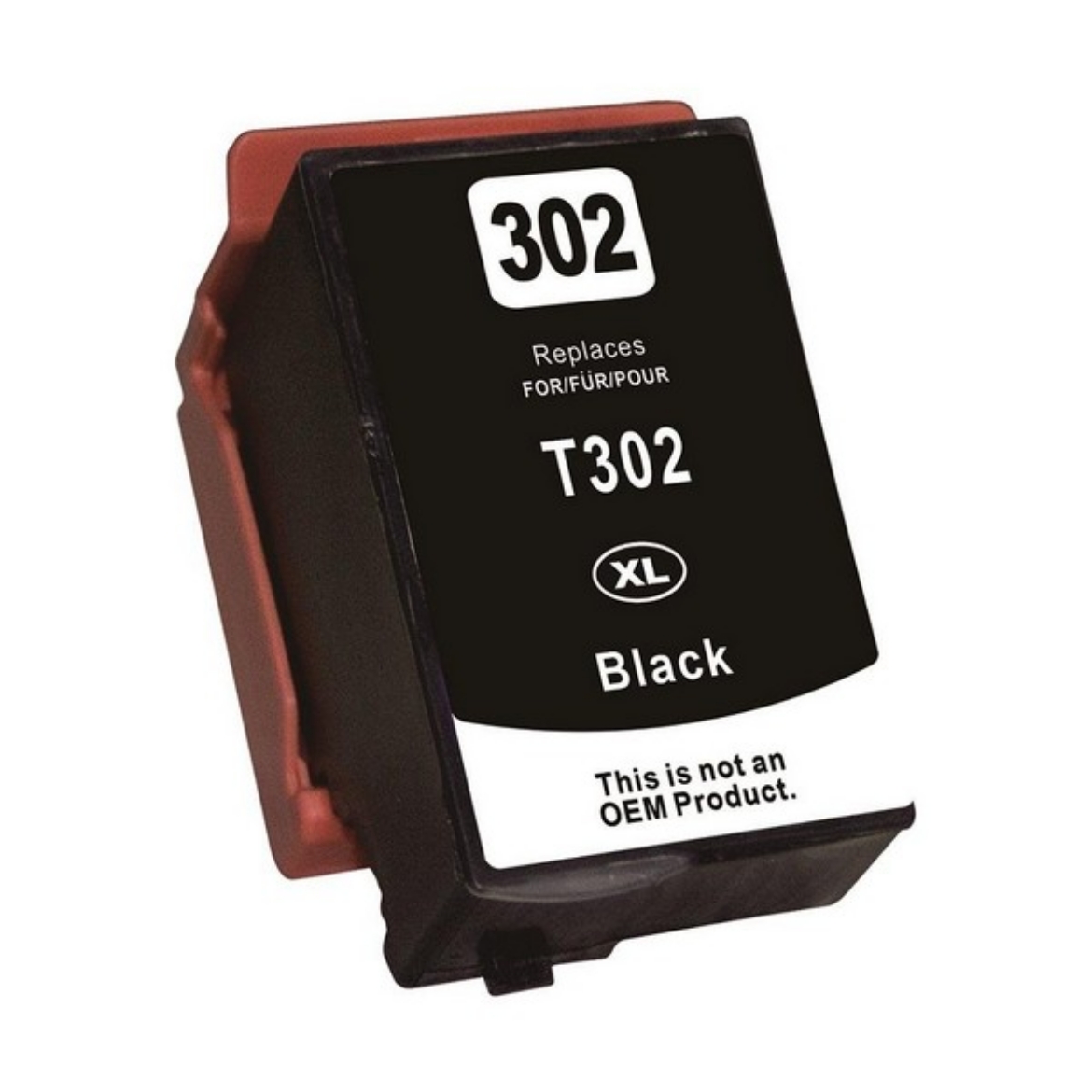 Picture of Compatible T302XL020-S (Epson T302XL) High Yield Black Ink Cartridge (550 Yield)