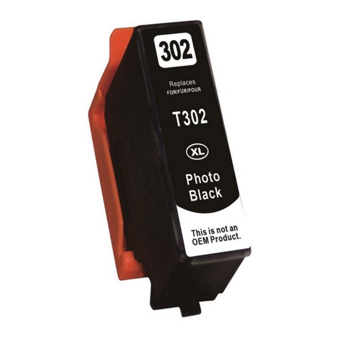Picture of Compatible T302XL120-S (Epson T302XL) High Yield Photo Black Ink Cartridge