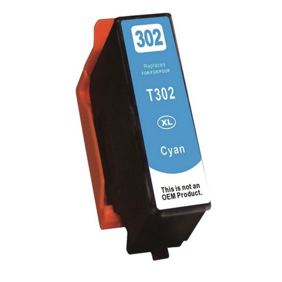 Picture of Compatible T302XL220-S (Epson T302XL) High Yield Cyan Ink Cartridge