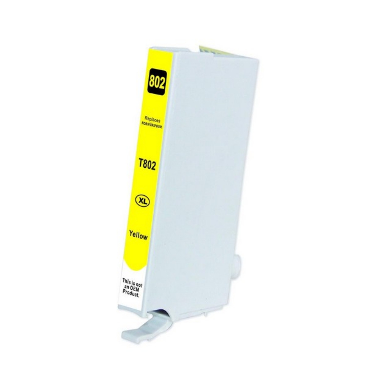 Picture of Compatible T802XL420 (Epson 802XL) Ultra High Yield Yellow Inkjet Cartridge (1900 Yield)