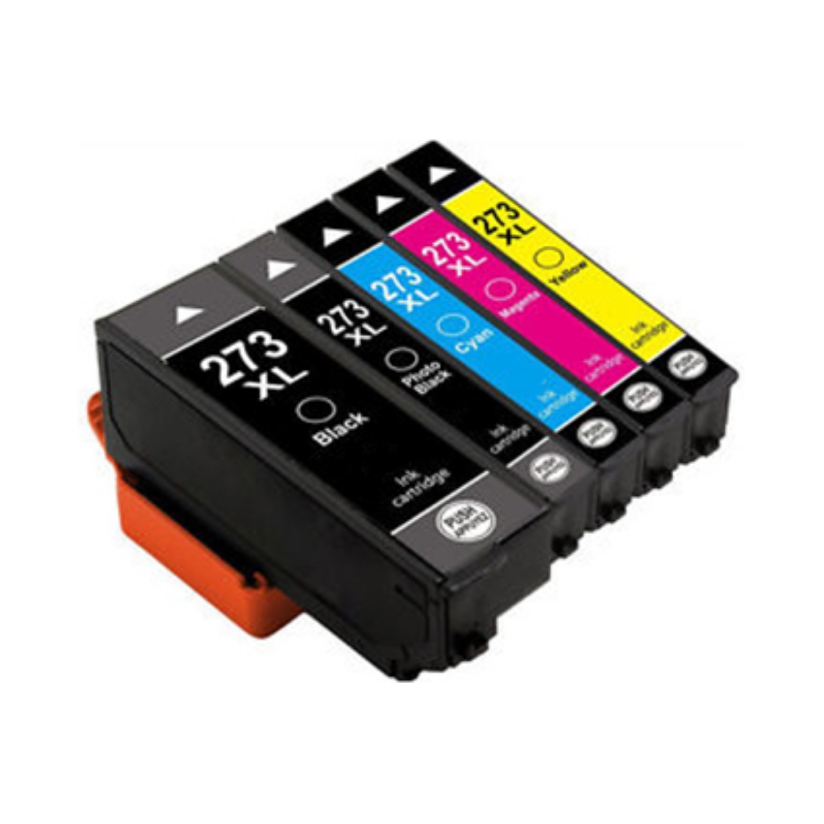 Picture of Value Bundle T273XL-BCS, T273XL020, T273XL120, T273XL220, T273XL320, T273XL420 (Epson T273XL) High Yield Black, Photo Black, Cyan, Magenta, Yellow Ink Cartridges (5 pack)