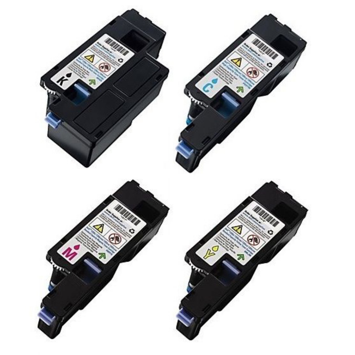 Picture of Value Bundle 593-BBJX, 593-BBJU, 593-BBJV, 593-BBJW Black, Cyan, Magenta, Yellow Toner Cartridges (4 pack)